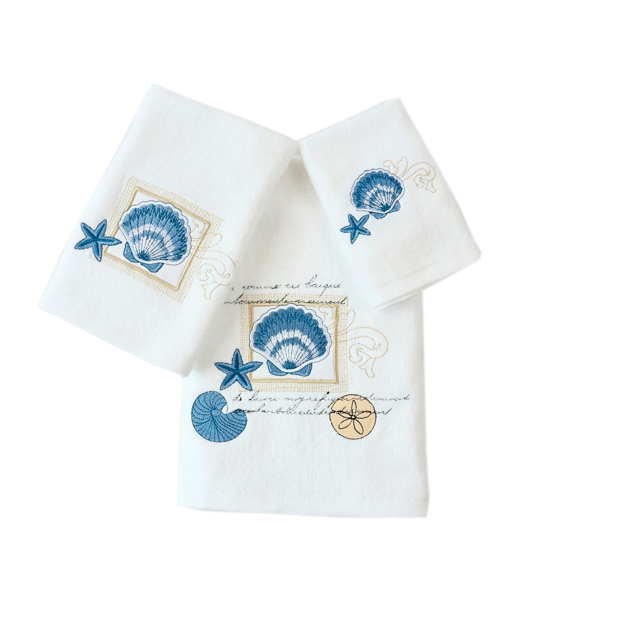 Seashell bath towel sets best sale